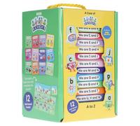 Alphablocks 12 Mini Board Books Collection Boxset For Children (We are A and B, C and D, E and F, G and H, I and J, K and L, M and N, O and P, Q and ... and W, X, Y and Z) (Alphablocks Board Books)