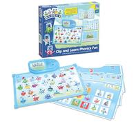 Alphablocks Clip and Learn Phonics Fun - Interactive Early Learning Phonics Game for Kids Ages 3+ | Alphabet Sounds, Word Building & Reading Skills Activity Set