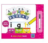 Alphablocks Letter Teams: A Wipe-Clean Book Includes a Free Pen! Ideal for Preschool Ages 3-6, Practice Reading and Phonics with the Alphablocks (Numberblock Wipe Clean Titles)