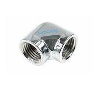 Alphacool 17041 L-connector G1/4 inner thread to G1/4 inner thread - chrome Water cooling Fittings