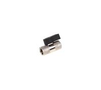 Alphacool 17353 2-Way Ball Valve G1/4 - Chrome Water Cooling Fittings
