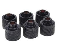 Alphacool 17389 HF 16/10 compression fitting G1/4 - deep black sixpack Water cooling Fittings
