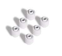 Alphacool 17624 Icicle 13/10 mm Screw-On Nozzle G1/4 White Sixpack Water Cooling Connection