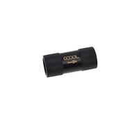 Alphacool 29046 check valve G1/4 IG - Deep black Water cooling Fittings | G1/4 Threaded, Prevents Backflow Through Stopped Pump, Aids Loop Filling and De-Aeration