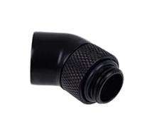 Alphacool Eiszapfen 45 Degree Angled Rotary Adaptor - Deep Black