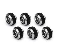Alphacool Apex Grip 16/10mm SoftTube 6 Pack Fittings - Chrome