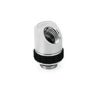 Alphacool Apex Grip Adapter 45° Rotary Fitting - Chrome