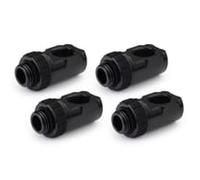Alphacool Apex Grip Adapter 90° Rotary 4 Pack Fitting - Black