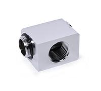 Alphacool CN Low Profile ES L-connector rotatable G1/4 AG auf G1/4 IG - Chrome