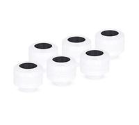 Alphacool Eiszapfen PRO 13mm Hard Tube Compression White Fitting - Six Pack
