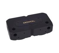Alphacool Eisdecke D5 Dual Brass Pump Top, G1/4, Black