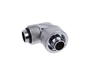 Alphacool Eiszapfen 16/10mm compression fitting 90degree rotatable G1/4 - chrome