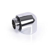 Alphacool Eiszapfen Adapter 90 Grad G1/4 Zoll AG auf G1/4 Zoll IG - chrome