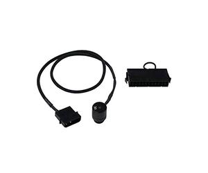 Alphacool Eiszapfen Laserfitting G1/4 Zoll AG - 4-Pin Molex Anschluss, schwarz