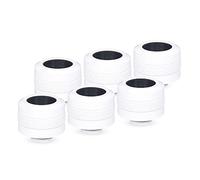 Alphacool Eiszapfen PRO 16mm Hard Tube Compression White Fitting - Six Pack