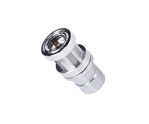 Alphacool Eiszapfen Quick Disconnect - Male Coupling, G1/4 Male Bulkhead - Chrome