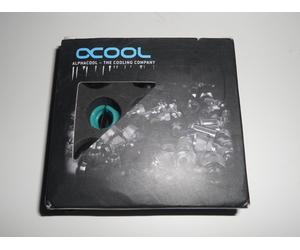 Alphacool G1/4 17234 Black Hard Tube Compression Fittings Six Pack new uk (1L)