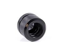 Alphacool Icicle 14 mm HardTube Screw-On Nozzle G1/4 - Deep Black Connection
