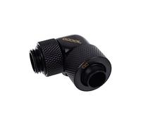 Alphacool Icicle connection 90 degrees G1 / 4 inch AG to 13 / 10mm - rotatable, black