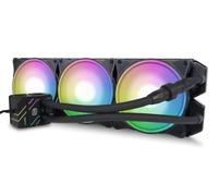 Alphacool Pro Aurora 420 CPU AIO Processor Liquid сooling kit 14 cm Black,