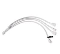 Alphacool Y Splitter 4 Pin to 4X 4Pin PWM 30cm White
