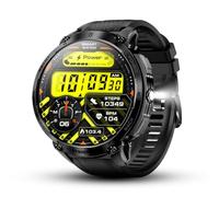 ALPHAGEAR Bravo XL 2 Smartwatch for iPhone & Android, Answer/Make Call, 24/7 Wellness Tracker, 1.75" AMOLED Screen, 10-12 Days Battery, with LED Flashlight (2X Screen Protector)