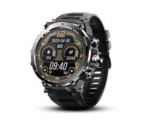 ALPHAGEAR Raptor Smartwatch for Android iPhone, Wellness Tracker with 1.45" Large Display, 21-Day Battery Life, 5 ATM Water-Resistant, Heart Rate Monitor (2xScreen Protector Included)