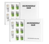 Alphainfu Hair Regrowth System, Advanced Hair Growth Care with Ginseng, Eclipta Prostrata, Peppermint Oil & Ginger Root, Thickening Serum for Men & Women (2 Box)