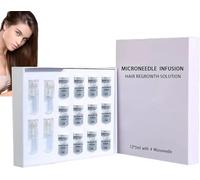 AlphaInfuse Hair Regrowth System - ALPHA INFUSE Microneedle Infusion Hair Regrowth Solution, Painless Micro-Infusion Technology for Hair Growth, Increases Serum Absorption by 300% (Set C)
