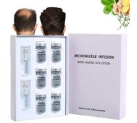 Alphainfuse Hair Regrowth System - ALPHA INFUSE Microneedle Infusion Hair Regrowth Solution, Painless Micro-Infusion Technology, 100% Natural Ingredient Serum, Reactivates Hair Growth in 1 Week