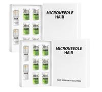 Alphainfuse Hair Regrowth System, Painless Micro-Infusion Technology for Hairs Growth, Microneedle Infusion Hair Regrowth Solution, Makes Hairs Thicker and Healthier 2PC