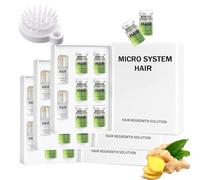 Alphainfuse Hair Regrowth System Serum, Advanced Hair Growth Treatment, Gentle Painless Strengthens Roots for Fine Or Thinning-Looking Hairs, Thicker Healthier Hairs (3PCS)