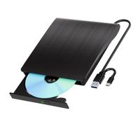 Alphami External Blu ray Drive, USB 3.0 & Type C, External Blueray/DVD Drive for PC, External CD DVD Blu Ray Reader Writer Compatible with Windows XP/7/8/10/11, Linux, Mac OS