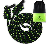 ALPHANIZE Flow Rope Exercise Jump Ropes for Home Gym Cardio - Jump Rope for Fitness for Men & Women - Boxing & MMA Full Body Workout