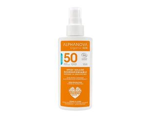 Alphanova Sun, Organic Sunscreen With SPF 50, For Face and Body Immediate Protection, Waterproof, 125ml