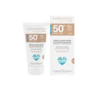 Alphanova Sun Sensitive SPF50+ Nude Tinted Cream Fragrance Free Organic 50g