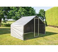 Alphapet 4x2m Chicken Run Coop Cage Replacement Rain Roof Full End Cover