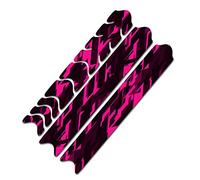 AlphaShield Bicycle Frame Protector Chain Stays Protection Film Sticker Frame Protection Carbon MTB BMX Paint Protection Film K099 (15 Future Neon Pink)