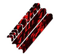 AlphaShield Bicycle Frame Protector Chain Stays Protection Film Sticker Frame Protection Carbon MTB BMX Paint Protection Film K099 (12 Future Neon Red)