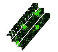 AlphaShield Bicycle Frame Protector Chain Stays Protection Film Sticker Frame Protection Carbon MTB BMX Paint Protection Film K099 (01 Racing Neon Green)