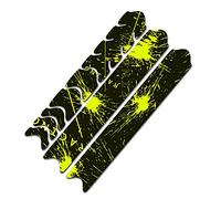 AlphaShield Bicycle Frame Protector Chain Stays Protection Film Sticker Frame Protection Carbon MTB BMX Paint Protection Film K099 (03 Racing Neon Yellow)