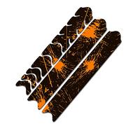 AlphaShield Bicycle Frame Protector Chain Stays Protection Film Sticker Frame Protection Carbon MTB BMX Paint Protection Film K099 (04 Racing Neon Orange)