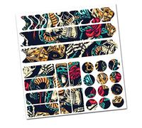 AlphaShield Skulls & Snakes Bicycle Frame Protection Paint Protection Film | Sticker Set 28 Pieces Self-Adhesive Protection Against Scratches Stone Chip Protective Film for MTB Chain Stay R159 R161
