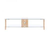Alphason Century ADCE1500 Glass TV Stand Light Oak
