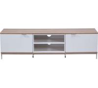Alphason Chaplin 1600 mm TV Stand for up to 72" TVs - White & Light Oak, Brown,White