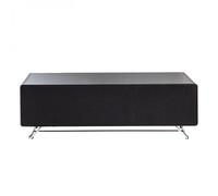 Alphason Chromium Concept 1200 TV Cabinet with Speaker Mesh Front, black