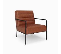 Alphason Dorel Home Bookham Accent Chair In Pu Rust