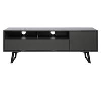 Alphason Dorel Home Carbon Tv-Stand With 1 Flap And 1 Door Grey