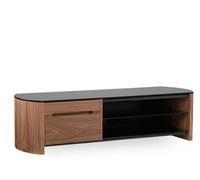 Alphason Dorel Home Finewoods Tv Stand 135 Cm In Walnut With 1 Drawer And 1 Flap