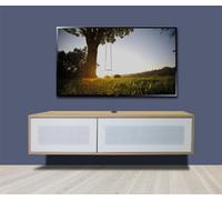 Alphason Dorel Home Helium Tv-Stand With 1 Door & 1 Flap Ligth Oak/white